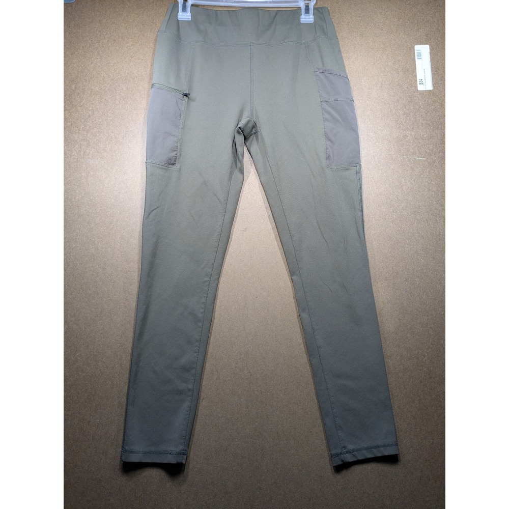 Carhartt Force Fitted Utility Leggings Olive Green Womens Small Regular Pockets